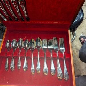 Gorham silver company 18/8 silverware set 45pc